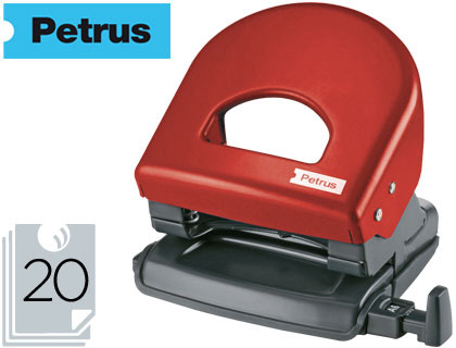 Taladro Petrus 62 20 hojas rojo